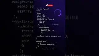 CSS  Spinner Loading | CSS Spinner Animation. 