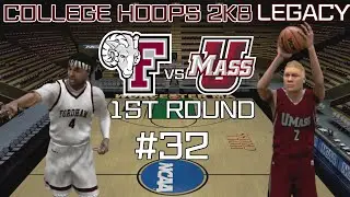 A-10 PLAYOFFS ROUND 1! vs UMASS - College Hoops 2K8 Legacy (Part 32/S3)