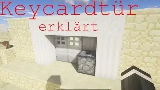Keycard Door Tutorial - Door with key explained: Easy & quick to build