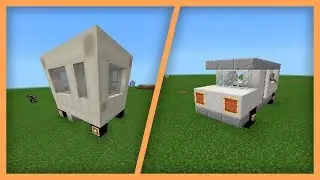 Машина и торт за 5 минут - Построить за 5 минут №5 (Minecraft PE)