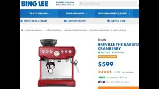 Breville Barista Express Coffee Machine.  First use and verdict.