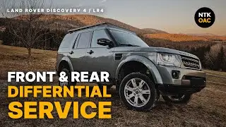 Front & Rear DIFFERENTIAL Service on Land Rover LR4 Discovery 4