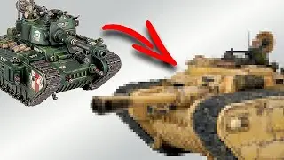 Kitbashing A CUSTOM TALLARN Rogal Dorn Tank