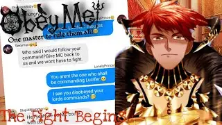 The Fight begins...///Obey me Texting story///