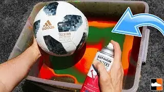 How To Hydro Dip a Football! (Soccer Ball) ⚽️