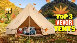 Ultimate Guide to Best Camping Tents! || Top 3 Vevor Bell Tent 2024 Review