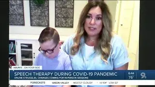 Tucson family dealing with changes to speech therapy during social distancing