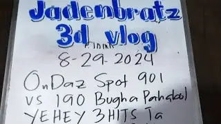 ON Daz Spot Bugha 901 vs 190 Esca jud pahabol 9pm Buak kaayo Ambak mga Daogan.Boommmm nakabawi na.