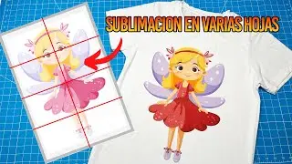 Como dividir un diseño en varias hojas, para sublimar