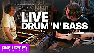 RARE LIVE Drum & Vintage Moog Jam with 