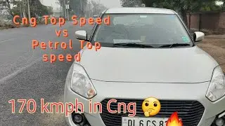 Swift Top Speed | Cng vs petrol  | Automatic Swift | @ NK AUTOVLOGS