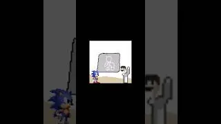 sonic meets skibidi toilet pixel edition #spriteanimation #sonicstyle #shorts #skibiditoilet #sonic