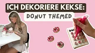 Ich dekoriere Kekse! Thema: DONUTS 🍩💖