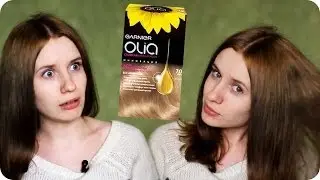 Garnier olia. Красимся вместе! Dye hard!