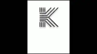 K letter logo design #adobeillustrator #logo #logodesign #shorts