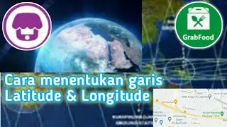Cara Menentukan lokasi GPS grabfood & gofood|latitude & longitude