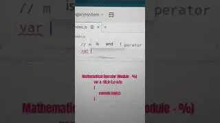 JavaScript Modulus Operator -