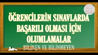 Öğrencilerin sınavlarda başarılı olması için olumlamalar/ Çekim Yasası #çekimyasası#demetsolonos