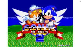 Sonic 2 Beta Title Screen
