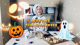 3 recetas para Halloween 🎃 fáciles
