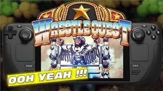 WrestleQuest | Wrestling RPG mit Original Stars ! | Gameplay | Steam Deck