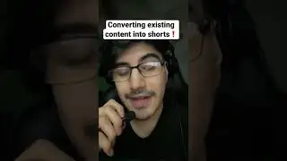 Convert existing content into shorts❗️ #shorts #reels #tiktok #fyp