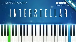 Interstellar Main Theme - Hans Zimmer | INTERMEDIATE Piano Tutorial