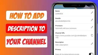 How to Add a Description to Your YouTube Channel (Step-by-Step Guide!)