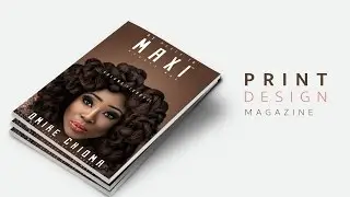 Learn how to design a magazine cover - Adobe Photoshop