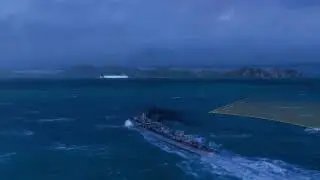 Yugumo in AEGIS operation - WoWs