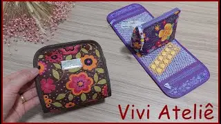 NÉCESSAIRE ORGANIZADORA VIVI 🌟 TAMANHO MINI