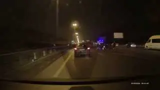 Accident on kievskoe highway 24.02.2015