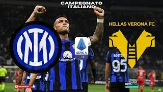 INTER DE MILÃO x VERONA | campeonato italiano Serie A TIM (19ª RODADA) | PES 2021 Gogosz Patch v4.1