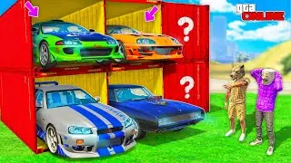 ОТКРЫЛИ КОНТЕЙНЕРЫ С ФОРСАЖ ТАЧКАМИ! 40 КОНТЕЙНЕРОВ | БИТВА ЗА КОНТЕЙНЕРЫ В ГТА 5 ОНЛАЙН