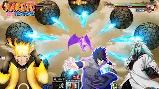 Naruto Online - *NEW REVAMP SKILLS* Sasuke [Final Battle] and *NEW SUMMON* Young Shukaku Gameplay