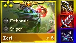 TFT S6.5 5 SOCIALITE 3 Star Zeri ⭐⭐⭐CHOSEN DEBONAIR VIP 3 STAR ZERI 1V19 DREAM?!