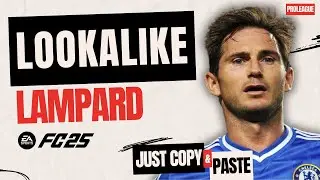 EA FC 25 Lampard - Pro Clubs Face Creation - step-by-step - LOOKALIKE