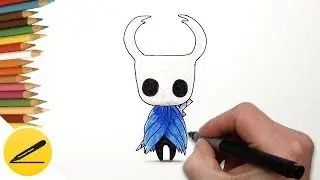 How to Draw Hollow Knight (Hollow Knight Game) Step by Step