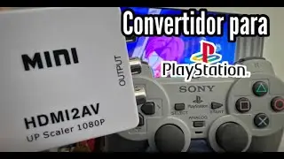CONVERTIDOR MINI PARA JUGAR PLAY STATION 1 EN TV DE 55