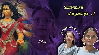 Sultanpur durgapuja preparation|| Sultanpur durgapuja 2024 #sultanpur #vlog