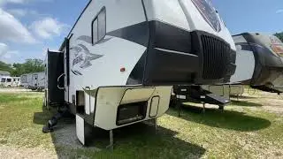 2012 Forest River Vengeance 396V Triple Slide, rear 12 foot cargo area (Stock #CS13856)