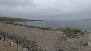 Views Bay of Skaill from Skara Brae Orkney islands