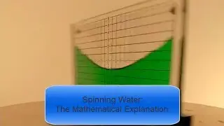 Spinning Water: The Mathematical Explanation