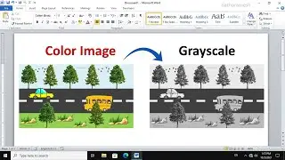 How to Change Color Images to Grayscale In MS Word