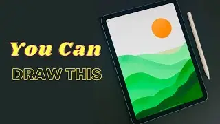 How to draw Landscape | Procreate Tutorials for beginners