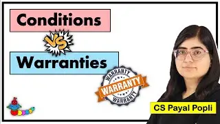 Conditions vs Warranties | Difference Between Condition and Warranty in Hindi | SOGA 1930