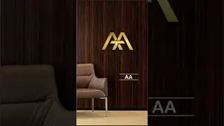 A & A logo design #shorts #logo #logodesign #coraldraw comment your name for next logo design ❤ ❤ ❤