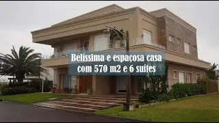 Casa 6 suítes com 570m2 dentro condomínio beira mar Xangri Lá RS