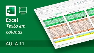 Excel | AULA 11 | Dividir texto em colunas