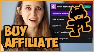 Pay 5$ To Get Twitch Affiliate -  MonsterCat Twitch Affiliate Fast Track